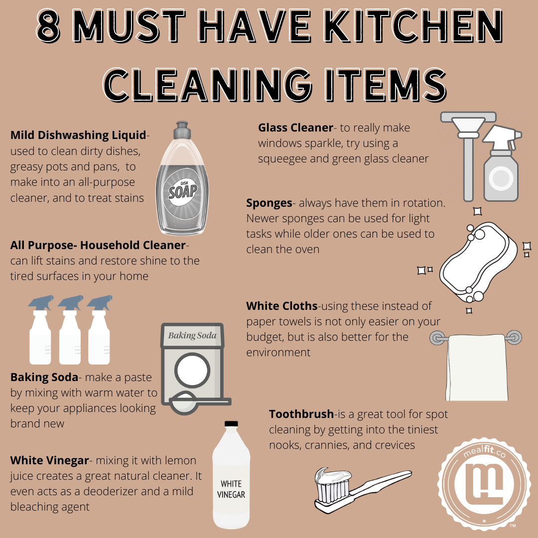 7 absolutely necessary cleaning products for your kitchen